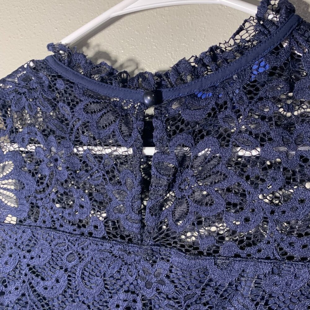 Apt. 9 Lace Navy Tank - Picture 7 of 7